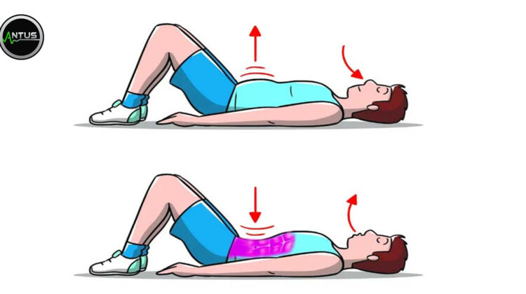 حرکت وکیوم شکم; آموزش حرکات بدنسازی; آموزش تصویری حرکت وکیوم شکم; حرکت وکیوم شکم